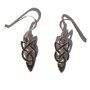 Celtic Knot Drop Silver Earrings