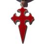 Cross of St James Silver Pendant