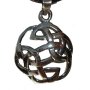 Silver Knotwork Charm Pendant