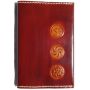 Notebook with Celtic leather cover