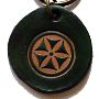 Armea Sexfoil Leather Keyring