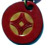 Armea Cross Leather Keyring