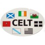 Celtic Nations Car Sticker