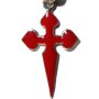 Cross of St James Silver Pendant