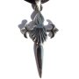 Cross of St James & Shell Silver Pendant