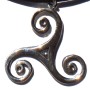 Celtic Triskele Silver Pendant