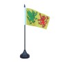 Swabian Royal Standard of Gallaecia 16x10 cm Table Flag