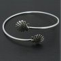 St James' Scallop Shells Silver Bracelet