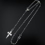 St James Cross and Pilgrim Shell Silver Rosary