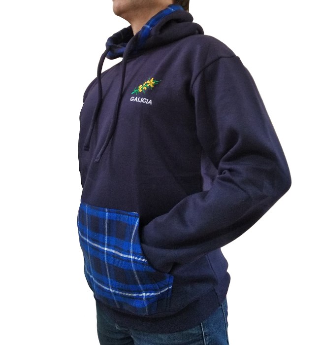 Galicia Tartan Sports Hoodie