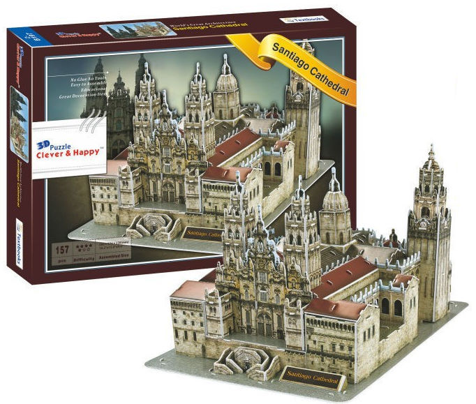Decoration : Santiago Cathedral 3D Jigsaw Puzzle